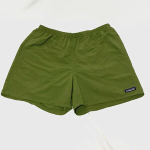 廃盤 希少 00s 2018年製 Patagonia Baggies Shorts ショートパンツ パタゴニア バギーズショーツ グリーン 緑 M SPTG 5inch アウトドア