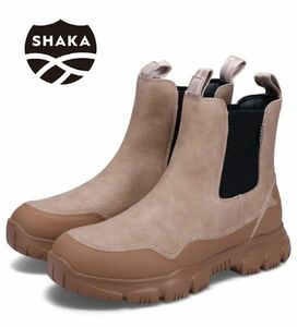 送料300円(税込)■te493■箱付 レディース SHAKA サイドゴア ショートブーツ TREK CHELSEA AT(SK-201) 23cm 18150円相当【シンオク】