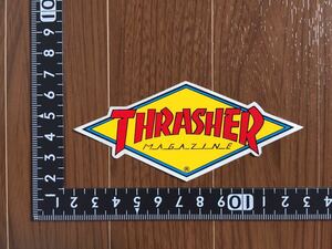 レア！80s THRASHER MAGAZINE スラッシャー マガジン スケートボード ダイヤモンドロゴ ステッカー vintage skateboard 新品 DEAD STOCK