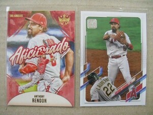 Topps ANTHONY RENDON Angels エンゼルス アンソニー・レンドン (レンドーン) 2枚