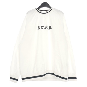 エフシーレアルブリストル F.C.Real Bristol FCRB 22AW AUTHENTIC LOGO RIBBED TRAININGPISTE プルオーバーナイロンジャケット ブルゾン XL