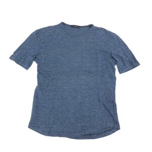 ◆THE GIGI ザジジ 半袖カットソー Sサイズ◆ ネイビー 麻 リネン メンズ トップス Tシャツ