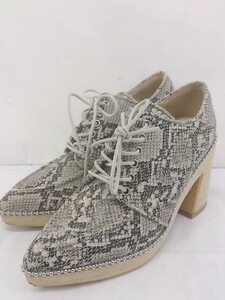 ◇ ESPERANZA エスペランサ レースアップ パンプス シューズ サイズS ホワイト系 レディース