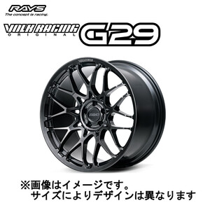 レイズ ボルクレーシング G29 (4本セット) 5/114.3 21x9.5J +35 シャイニングスーパーブラック (SK) 06981953595SK