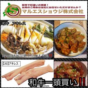 北海道産和牛アキレス 約300g おでん 煮込み 腱 スジ コラーゲン 北海道 ローカロリーゼラチン 筋 10kg迄送料同額にて同梱も可能！！