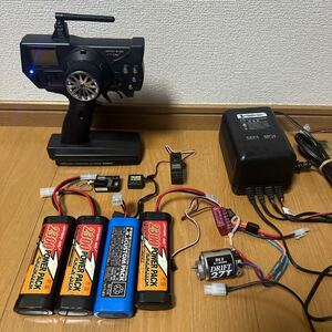 ラジコン、プロポ、メカ、バッテリーセット／フタバ3PM-2.4GMX／ヨコモYG-302 V2ジャイロ等