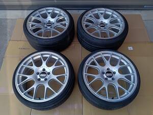 BBS MOTORSPORT CH104 19インチ アルミ 114.3 5穴 19inc 9.5J 35 + 19inc 8.5J ET32 4本 1台分 5250