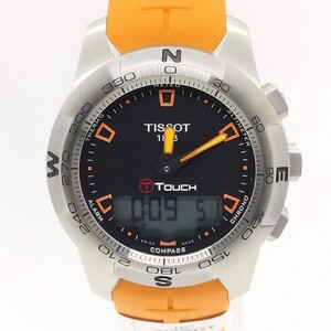 【未使用】TISSOTティソ T-Touch II T-タッチメンズアナログデジタル T047.420.17.051.01 保付き腕時計