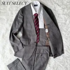 SUIT SELECT セットアップスーツ ウィンドペン marzottoグレー