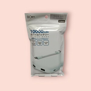 ECore モバイルバッテリー 10000mAh 小型 充電器 USB-A micro-B POWER BANK 355135