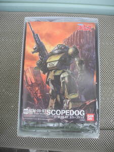 【新品未開封】BANDAI バンダイ 装甲騎兵ボトムズ 01 ATM-09-ST 1/20 Scale Model SCOOPEDOG スコープドッグ プラモデル