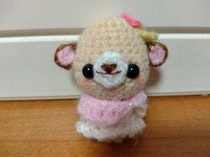 作家様☆ ハンドメイド ひつじ あみぐるみ ぬいぐるみ■ブライスのお友達にも♪