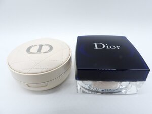 ■【YS-1】 Christian Dior ディオールスキン フォーエヴァー クッションパウダー ルースパウダー 001 ■ 2点セット 【同梱可能商品】■E