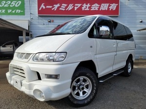 デリカスペースギア 3.0 アクティブフィールドエディション ハイルーフ 4WD ヒッチメンバー ランチョRS9000 WEDS15AW