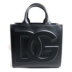 DOLCE&GABBANA ドルチェアンドガッバーナ DGデイリー ショッピングバッグ スモール ハンドバッグ ブラック BB7272AQ26980999 中古 美品