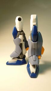 1/100 デュエルガンダム アサルトシュラウド　脚部※スミ入れアリ　ガンプラ 完成品 ジャンク