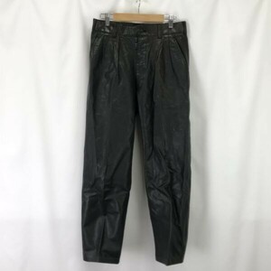 日本製☆ベルマキシム/Bell Maxim☆牛革/レザーパンツ/ツータック【メンズS/股下69cm/黒/black】ライダース/Pants/Trousers◇cBH443