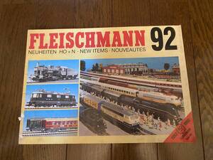 鉄道　鉄道資料　希少「FLEISCHMANN フライシュマン 1992年 鉄道模型/ドイツ語・英語表記」KK2399　くるり　岸田繁