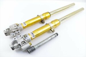 1円スタート:逆車 ZRX1200S[05社外OHLINS　オーリンズ　フロントフォーク　打刻　FG43]検ZRX1100｝E