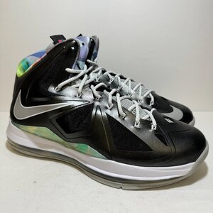 30.5cm NIKE LEBRON 10 541100-004 ナイキ レブロン 10 グレー/ホワイト メンズ スニーカー NY H111541