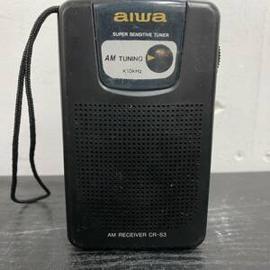 UU203 Z ポケットラジオ アイワ AIWA AMラジオ CR-S3 ジャンク品 ☆☆☆