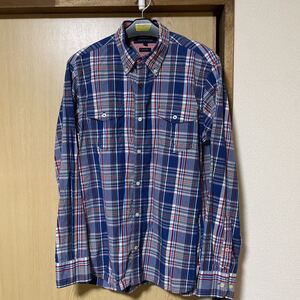 TOMMYHILFIGERチェックシャツ Ｌサイズ