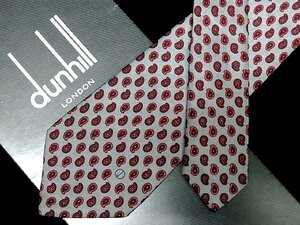 ♪今週の特売980円～♪2335♪状態並品【dunhill】ダンヒル【ペイズリー dロゴ 柄】ネクタイ♪