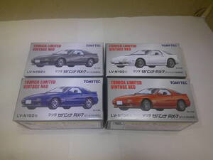 トミカリミテッド ヴィンテージ ネオ 1/64 マツダ サバンナ RX-7 GT-X 1989 1990 FC3S 4台 LV-N192abcd MAZDA SAVANNA RX7 TL