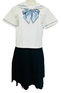 名古屋女子大学高等学校 / 制服 / 卒業生保管品/ 指定品 / セーラー / スカート / リボン ///