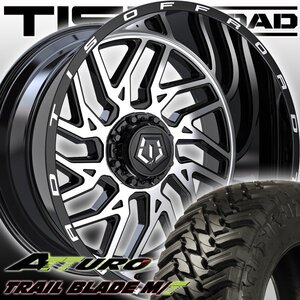 TIS 544MB 22x12J ダッジラム ダッヂラム 22インチマッドタイヤホイールセット ATTURO TRAIL BLADE MT 33x12.50R22 35x12.50R22 37x13.50R2