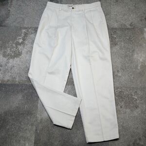 古着 Dockers アイボリー チノパン タックパンツ ワイドパンツ ヴィンテージ vintage used 80