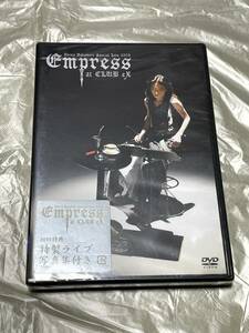 中森明菜 DVD Empress at CLUB eX 未開封 初回特典 特製ライブ写真集つき