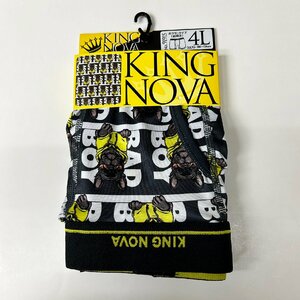 ４L ★ KINGNOVA ボクサーパンツ 可愛いブルドックプリント