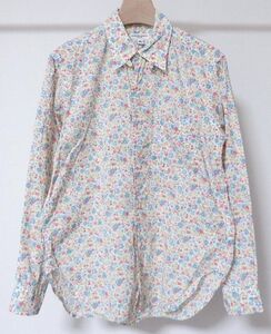 Engineered Garments エンジニアードガーメンツ Tab Collar Shirt Printed Floral タブカラー シャツ XS 花柄