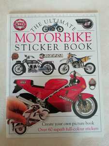 モーターバイク　ステッカーブック　 洋書　 The Ultimate Motorbike Sticker Book 