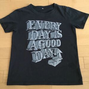 160 男児　半袖Tシャツ 黒