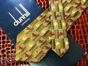 ♪今週の特売980円～♪0796♪良品【dunhill】ダンヒル【鳥 ロゴ入 柄】ネクタイ♪