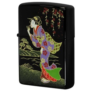 Zippo ジッポライター 本金蒔絵 ウインディ Windy 今昔 伝統工芸 和柄 ゴールドタンク 江戸WINDY プレゼント 贈り物 女性 かわいい