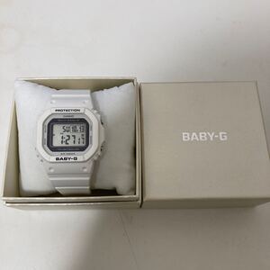 ◎16932 CASIO Baby-G 電波ソーラー 3493 BGD-5650 稼働 ホワイト