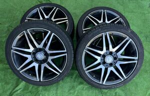 AMG(2本:225/35R18 94W 8.5J×18H2 ET 54)(2本:225/40R18 92W 7.5J×18H2ET 47)(4本:2021年製)(PCD:112)