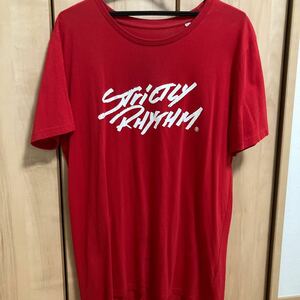 Strictly Rhythm レッド　メンズ　Tシャツ Lサイズ