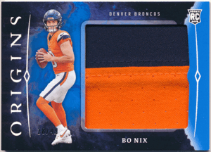 Bo Nix NFL 2024 Panini Origins RC Rookie Blue Jumbo Patch 49枚限定 ルーキージャンボパッチカード ボー・ニックス