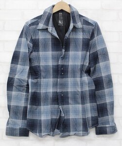 4T3637■wjk CHECK HOOK SHIRT シャツジャケット