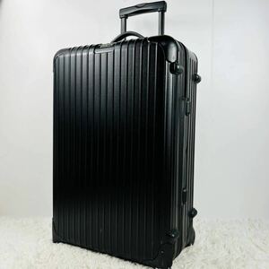 【美品/大容量】リモワ RIMOWA キャリーケース キャリーバッグ スーツケース SALSA サルサ ブラック ビジネス 出張 旅行 箱付