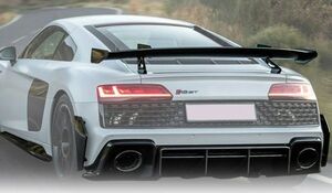 ★CCR◆AUDI R8 2019〜後期ドライカーボン GTウイング/機械式ウイング/アウディスポーツパフォーマンス/カーボンエアロ/PERFORMANCE仕様