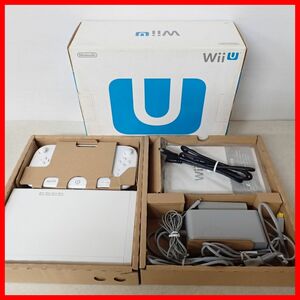 動作品 WiiU 8GB 本体 ベーシックセット 箱説付 Nintendo 任天堂【20