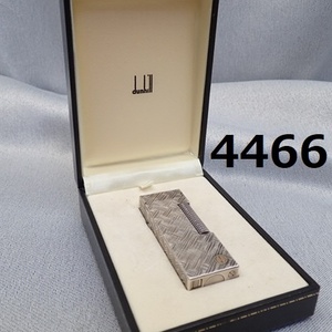 ■AC-4466◆Dunhill　ダンヒル　ローラーガスライター　シルバーカラー　AD刻印　火花OK 20240608 