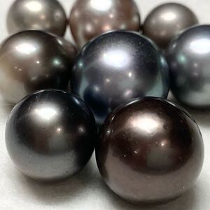 1円〜!!◯南洋黒蝶真珠おまとめ146.5ct◯f 約29.3g 約10.0-17.0mm pearl パール 真珠 ジュエリー jewelry ルース 裸石 宝石 w4ま157