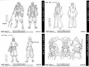 ①戦国無双　設定資料　製作用資料