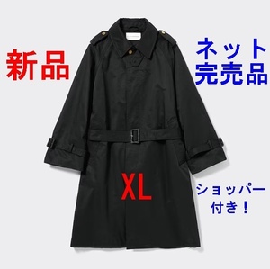 ★値下げ！★新品★GU×beautiful people★トレンチコート　BLACK★ユニ XL★ショッパー付★